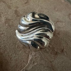 Large Sterling Silver Ring Adjustable 7-9 Taxco Modernist Minimal OOAK Mexico
