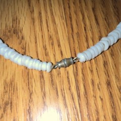 Puka Shell Necklace Choker 15 1/2 in Vintage