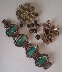 Antique Art Deco Nouveau Victorian Estate Jewelry Lot