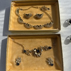 Mixed Lot 3 Sets Of Vintage Costume Jewelry