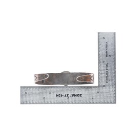 6.3″ Vintage Fred Harvey era Thunderbird sterling silver cuff bracelet