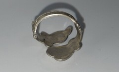 Avon Treasured Heart Sterling Silver Spoon Ring Valentine’s Wrap 925 Size Varies