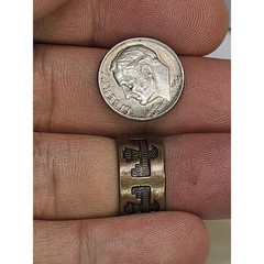 Vintage Bronze Eagle Ring/Band Size 5.25
