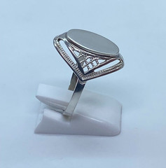 Rings Silver 925 Size 9.5 . Weight 3.18 g. Soviet Vintage Jewelry USSR