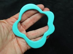 Vintage AVON Abstract Design Teal Bracelet