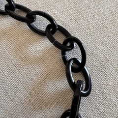 Vintage Marion Godart Large Dangling Black Hearts Statement Necklace 22″