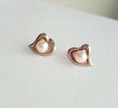 Vintage Earrings with pearls Sterling Silver 925 test Beautiful Women’s Jewelry