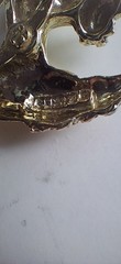 Signed Silver Toned Vintage French Poodle Dog Red Rhinestone Eyes Brooch Pin 2″