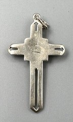 Vintage Sterling Silver 925 and Marcasite Cross 2.5” 9g