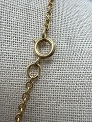 Avon Queensbury Amethyst 1974 Necklace Victorian Revival Gold Tone Chain