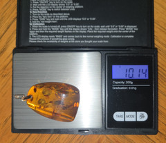 Vintage Natural Baltic Amber Pendant Chunky 14K 583 Gold Bail Made in USSR