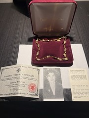 Camrose & Kross Jacqueline Kennedy Faux Pearl Necklace JBK Box & COA