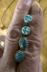 Lot Vtg Estate 13 Costume Jewelry Probable Liquid Silver Necklaces 2 Pr Earrings