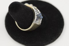 Dragonfly Gemstone Ring Sterling Silver