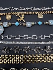 Lot Of 10 Bracelets Vintage To Now Some Signed Ls Cov S-80 N J4