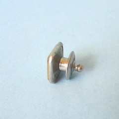 Collar Cuff STUD Button Mother of Pearl Men Patent 1920 Vintage