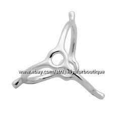 Sally’s Quality 100% Copper Scarf Ring Triangle Buckles Brooch For Silk Scarves