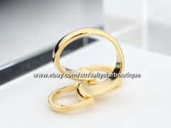 Sallys Quality 100% Copper Scarf Ring Saddle Buckles Brooch For Silk Scarves