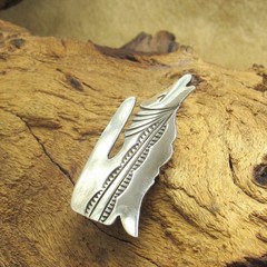 Vintage Sterling Silver Coyote Pin