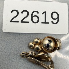 Vintage Barclay Clip On Earrings Gold Tone Signed