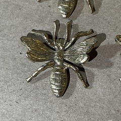 Group Of 8 Vintage Gold Finished Wasp/Bee Jewelry Pieces As Is INV-AT08
