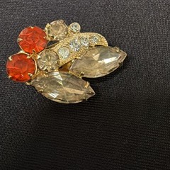 Vintage Signed Eisenberg ICE Brooch Pin & Clip Earrings – Original Box -stunning