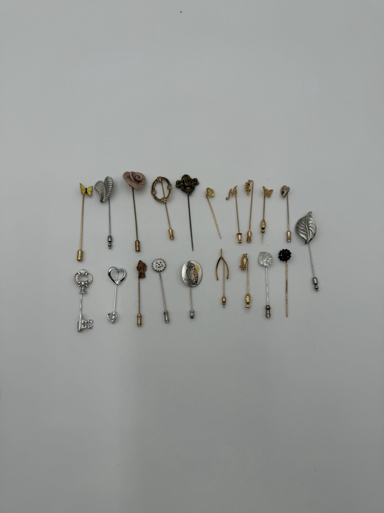 Set Of 20 assorted antique and vintage stick pins