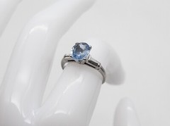 Vintage 1940s $6000 2.30ct Natural Ceylon BLUE Sapphire Diamond Platinum Ring