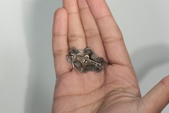Vintage Art Deco Style Colorful Gems Brooch 9.6 Grams