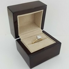 Antique Art Deco 14k Old European Solitaire Diamond Engagement Ring 0.78 ct GIA