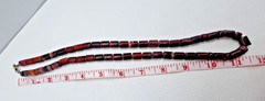 MCM Modernist Minimalist Carnelian Station Necklace with 12K GF – 22″ – 86 grams