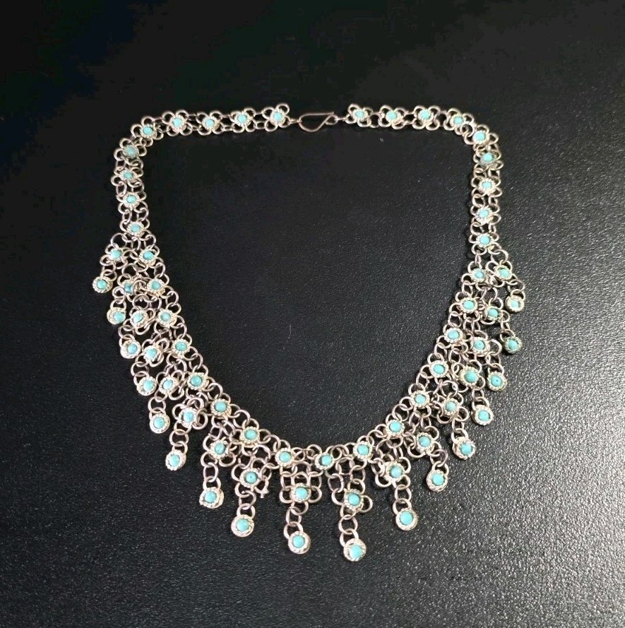 Vintage Mid-Century Mexico Glass Necklace