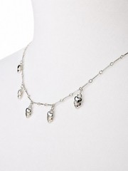 VTG 1990s Yves Saint Laurent YSL Heart Charm Necklace Stackable NWT