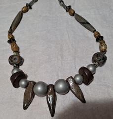 Vintage Signed Teresa Goodall Necklace Boho-Chic Art Fashion