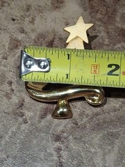 Tona Gold Tone Brooch Vintage Costume Jewelry Fall Autumn