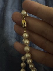 Monet Vintage Faux Pearl Necklace