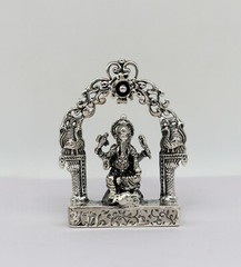 925 pure silver Lord Ganesha statue, figurine, puja article home temple art01