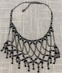 Vintage Gothic Jewelry Y2K Roses Choker Red Beaded Lot of 3 Necklaces & Earrings