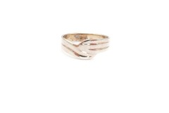 Vintage Sterling Silver 925 Ring Size 8.5 Textured P8