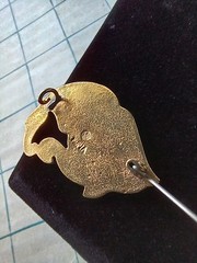 Kalevala Koru Bronze Vintage Bird Raven Eagle Viking Antique Brooch Pin Finland