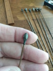 Lot Of 7 Antique Sterling Silver Assorted Hat Stick Pins