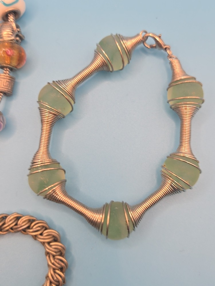 Vintage Lot Of 4 Jewelry Bracelets