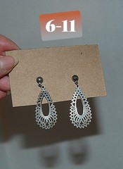 Vintage Retro Ear Rings, 1970s, 1980s 1990s, GROUP 6, priced per or the lot