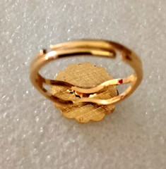 Vintage Virgo The 8/23-9/22 Zodiac Ring Adj. Sz 5-6.5 1980’s New NOS