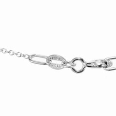 Peter Suchy 3.51 Carat Oval Sapphire Diamond White Gold Pendant Necklace