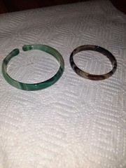 Stunning Vintage Gemstone Crazy lace Agate Stone bracelet Bangle lot Jewelry