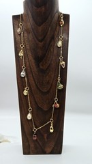 Joan Rivers Faberge Egg Necklace Collection 13 Different Vintage Charms 29 in