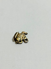 Tiny Silver Plated Teapot Charm 1/2″ Metal