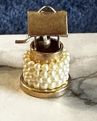 Vintage Wishing Well Charm 1”