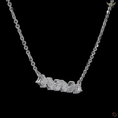 Lab Created Diamond 2.01ct Pendant Necklace White Gold Plated Gift